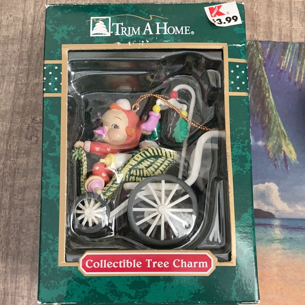 NWT Vintage and rare "Trim a Home" by KMart Christmas ornament.